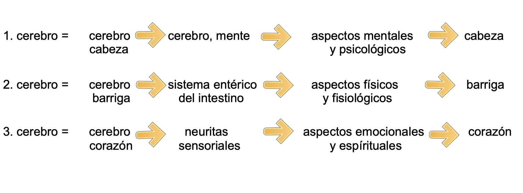 nuestros tres cerebros